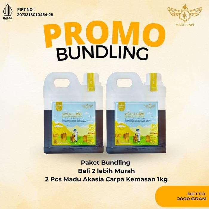 

Paket Bundling beli 2 lebih Murah Madu Akasia Carpa kemasan 1kg