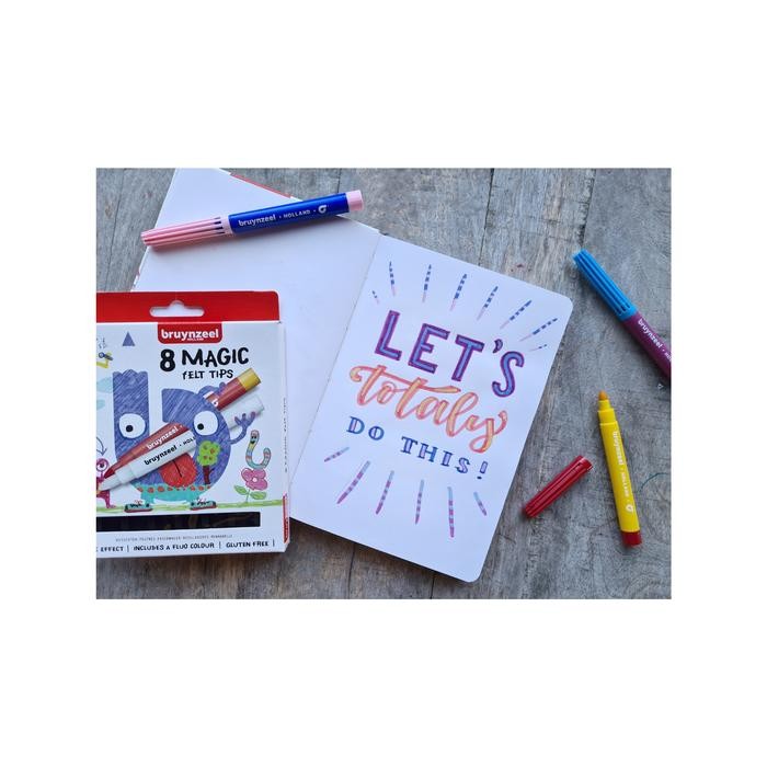 

Bruynzeel Felt Tips Magic Set 8