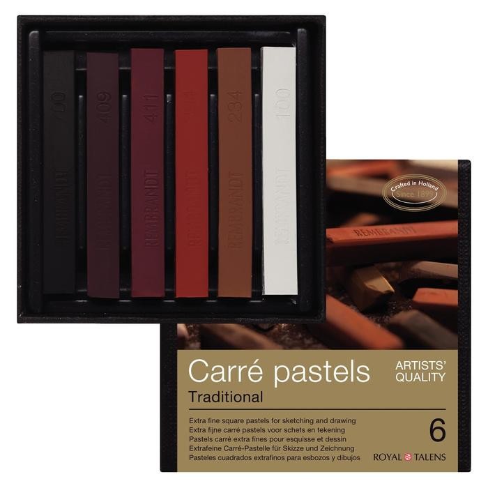 

Rembrandt Carre Pastel Set Master--6 Colour