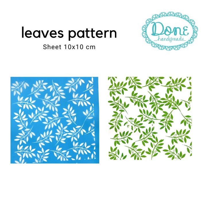 

Silk screen alat kerajinan tangan scrapbooking motif daun stencil ss24