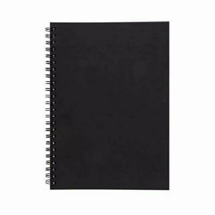 

SKETCHBOOK HITAM A4 / NOTEBOOK POLOS / WATERCOLOR BLACK / NOTE BOOK