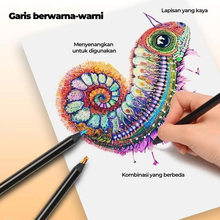 

High Grade Oil Pencil Color Pensil Warna Minyak 12/26 Warna