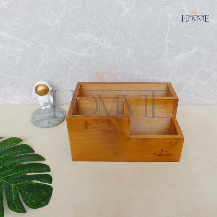 

Tempat Pensil Kayu Woods Organizer Pencil Pen Stand Decor Rumah Home