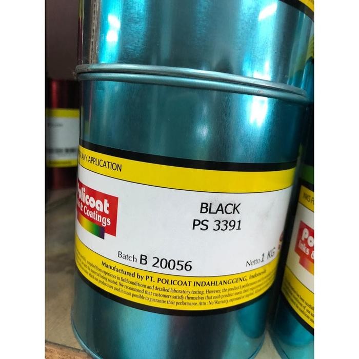 

Ps 3391 Black Policoat Cat Sablon Basis Minyak