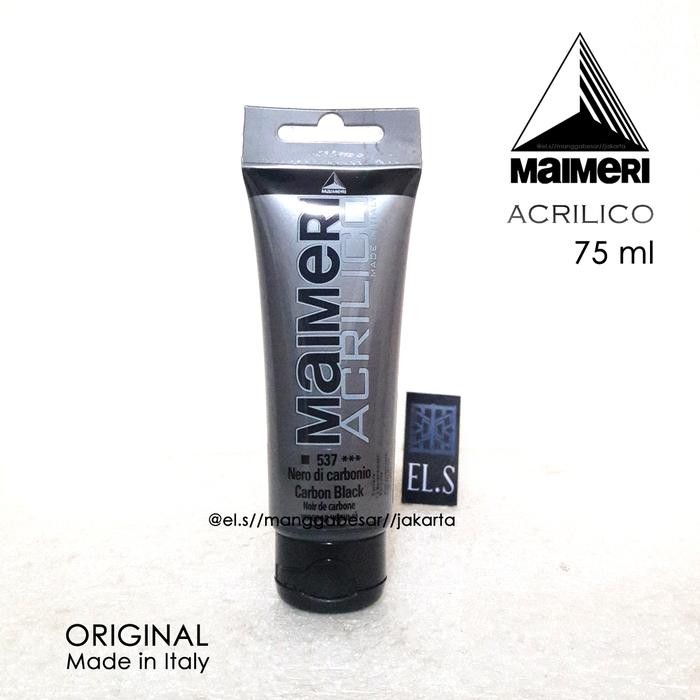 

Maimeri Acrilico - Carbon Black 75 Ml