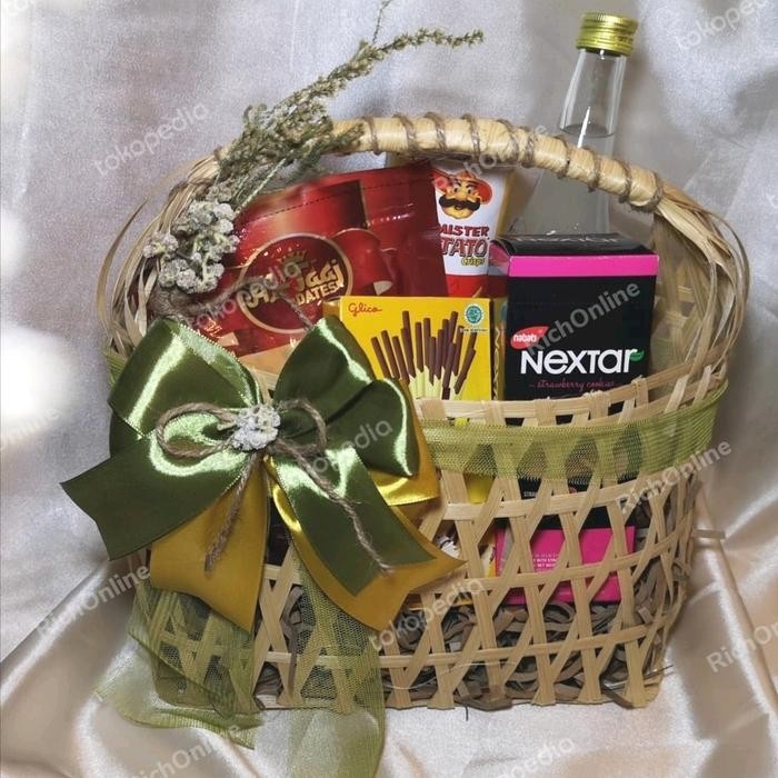 

Parcel keranjang lebaran ( warna olive )