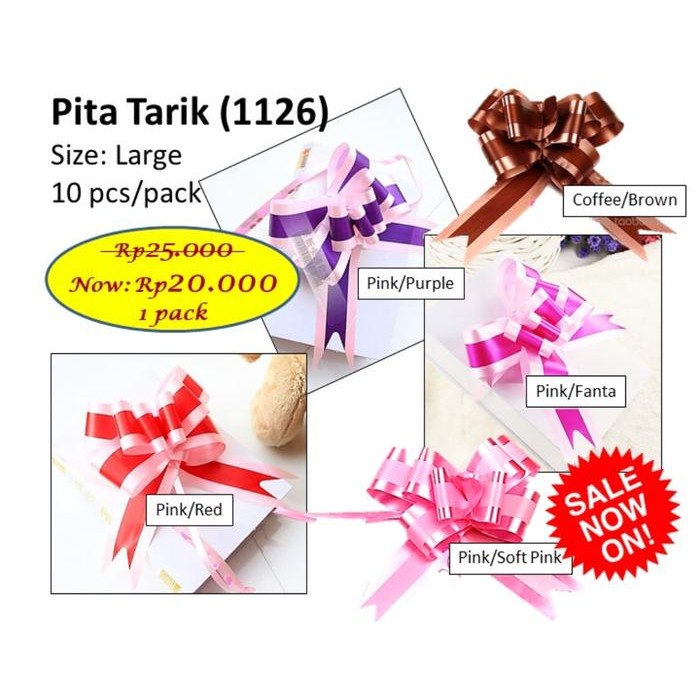 

HOT SALE Pita tarik serut ribbon flower bouquet barang florist aksesoris bunga