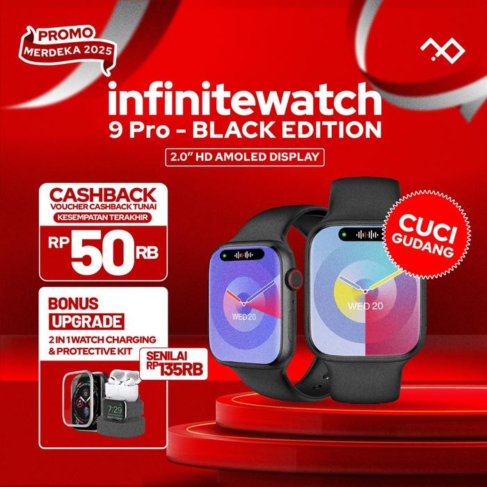 [CUCI GUDANG] infiniteWatch 9 Pro with 2.0" HD AMOLED Display
