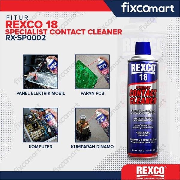 

REXCO 18 CONTACT CLEANER 500 ML PEMBERSIH ELEKTRIK