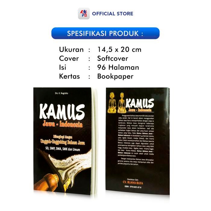 

KAMUS BAHASA INGGRIS / JAWA / KAMUS LENGKAP 9 / MILYAR 8 MILYAR / BUANA RAYA - BRY