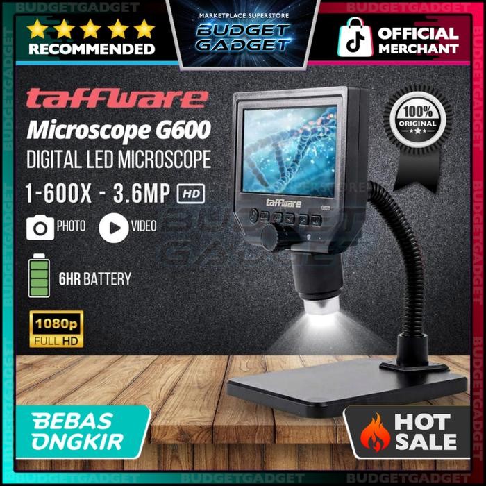 

Taffware Mikroskop Digital Microscope 3.6MP 600X LCD G600