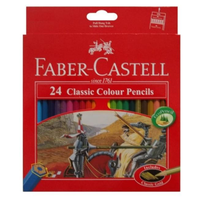

Faber-Castell Classic Colour Pencil 24 ECO Pencils