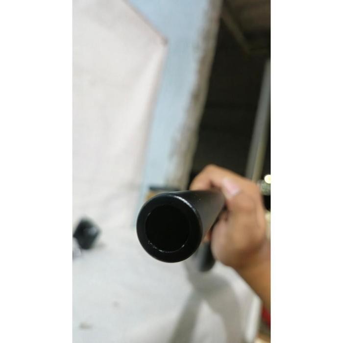  [CMZ Racing] Stang HH Protaper Fatbar Hitam Tebal 4MM Tinggi 12CM Stir Universal Motor