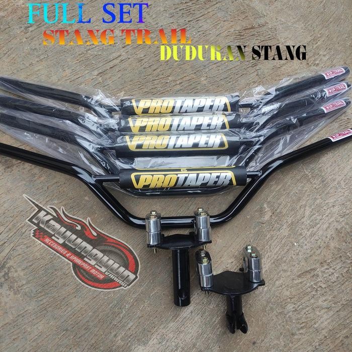 Paketan Stang Motor Stang Trail Protaper Costum Untuk Motor Bebek Motor Matic Honda Yamaha Suzuki