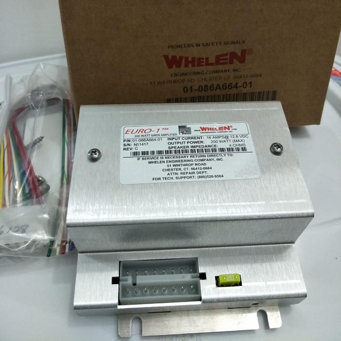 WHELEN EURO1 + JUMPER / EURO 1 - 200 WATT - AMPLIFIER