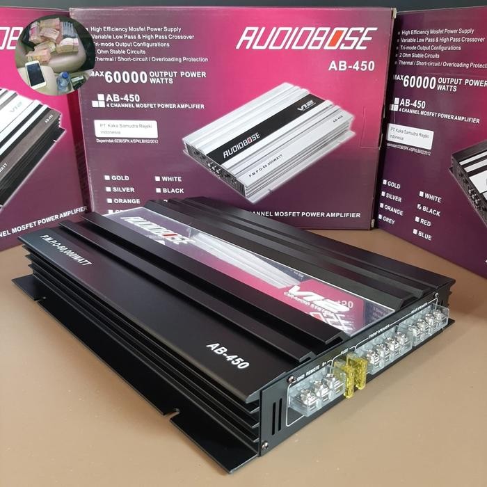 POWER 4 CHANNEL AUDIOBOSSE