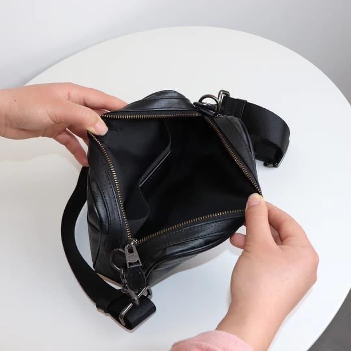 tas coach selempang pria snature /tas sling bag coach pria