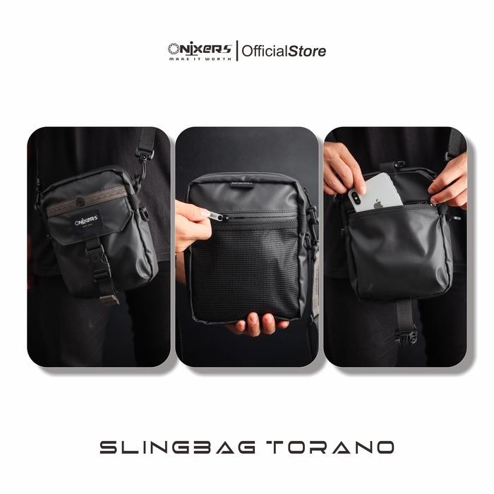 Onixers TORANO Tas Slempang Slingbag Pria Wateroof Selempang Waistbag