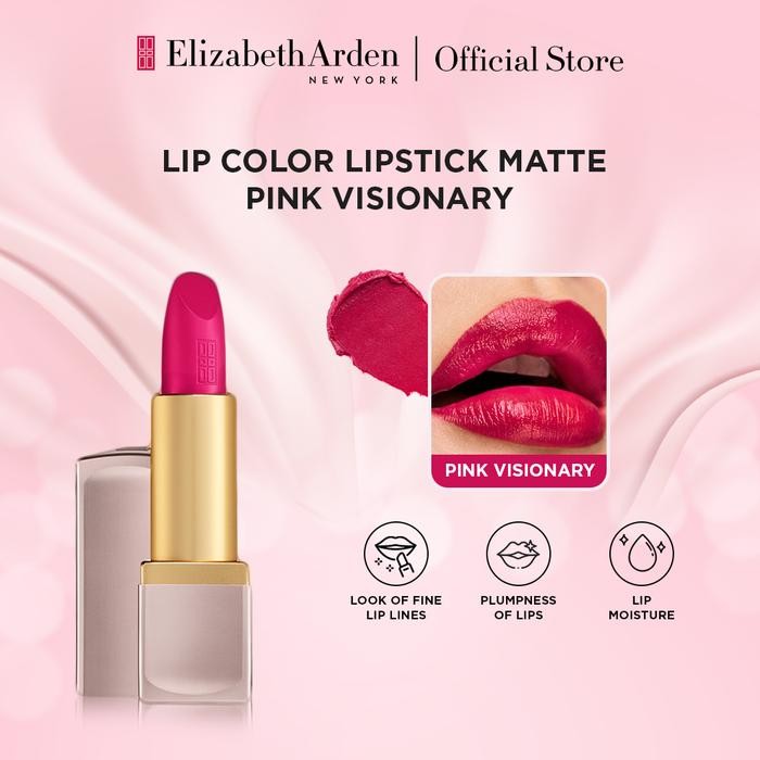(Allthebest) Elizabeth Arden Lip Color Lipstick Matte - PINK VISIONARY