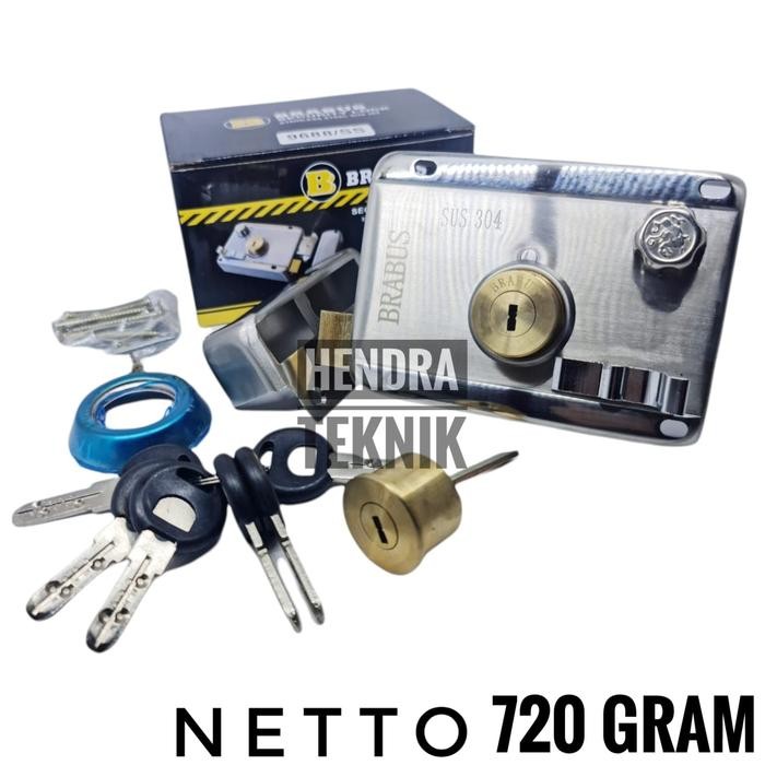 Terbaru Kunci Pintu Gudang Pagar Grendel Oto Gerbang Dorong Geser Stainles 304