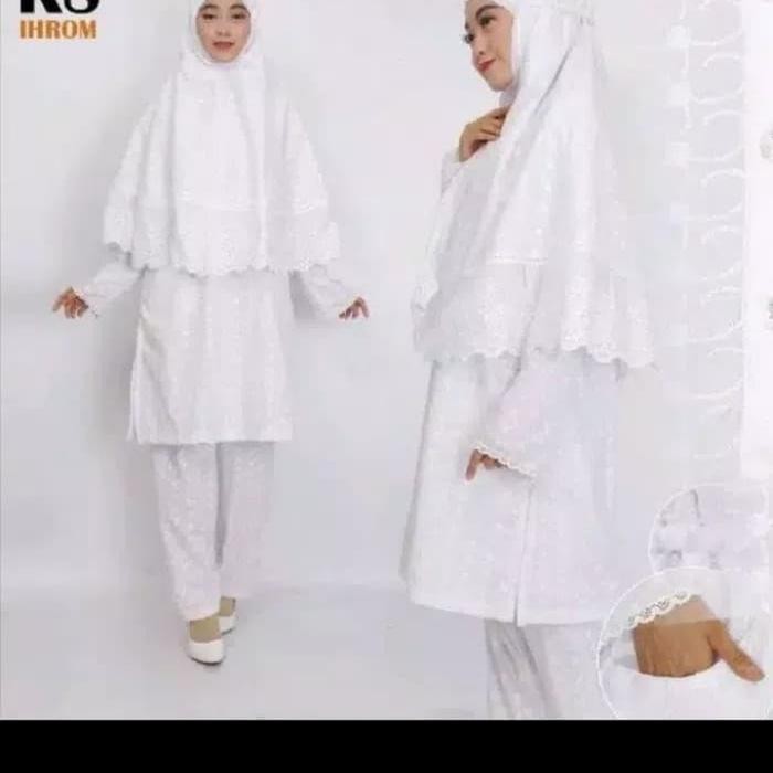 ORIGINAL Baju Ihram Wanita Satu Set Jumbo READY STOCK