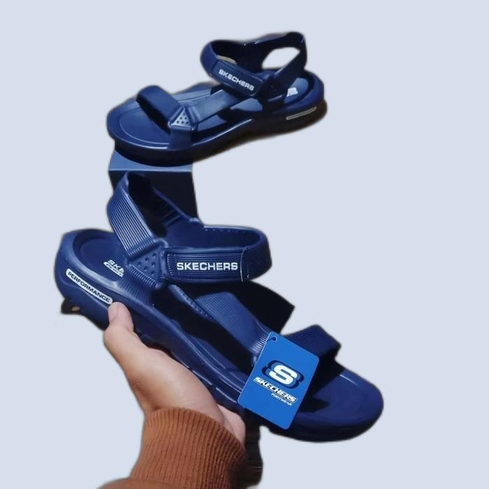 Hikemore Outdoor - Sendal Gunung Karet Pria Skechers Sandal Karet Eva Gunung Merk Skechers Terbaru