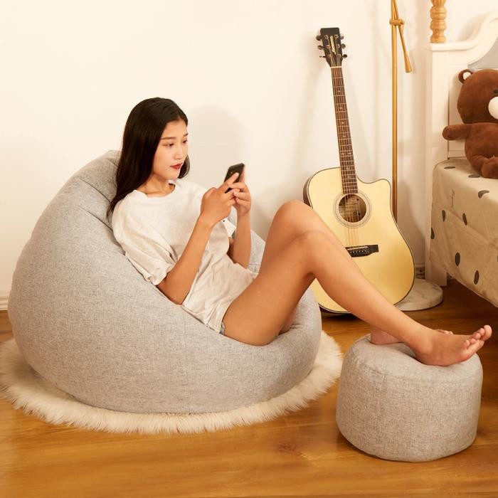 Bean bag/sofa ruang tamu/sofa 1 seater/bean bag aesthetic/sofa kecil/sofa kamar/sofa santai depan tv