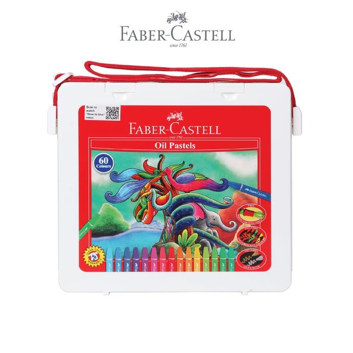 

SARI Faber-Castell Crayon Hexagonal Oil Pastel Set 60 Warna