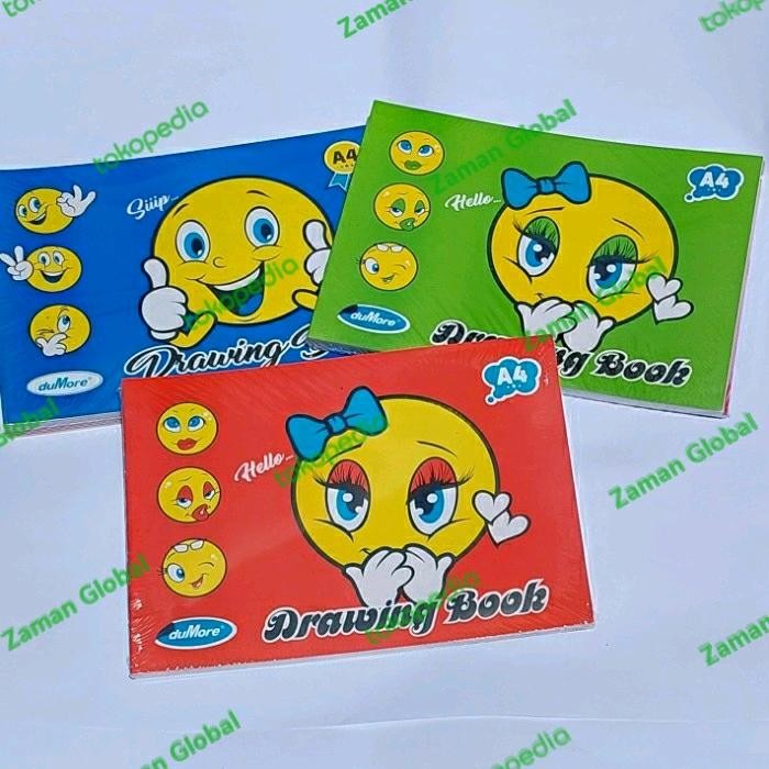 

SARI Buku Gambar Kecil Merk"Dumore"Ukuran A4 Isi 10Buku/Pak.Drawing Book A4