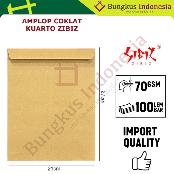 

5WUM Amplop Coklat Kuarto Isi 100
