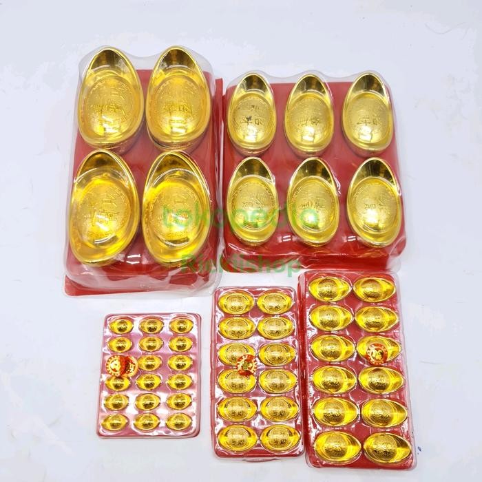 

5WUM Hiasan Uang Emas Imlek Fu Yenpao Yen Pao Sincia Emas