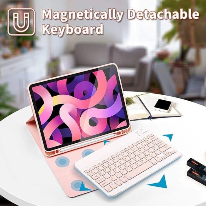 SAMSUNG TAB S6 LITE T615 BOOK COVER CASE KEYBOARD WIRELESS MOUSE SET