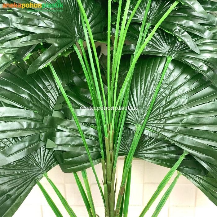 Daun Palem Kipas Artificial / Daun Palem Plastik / Palem Kipas Artifis