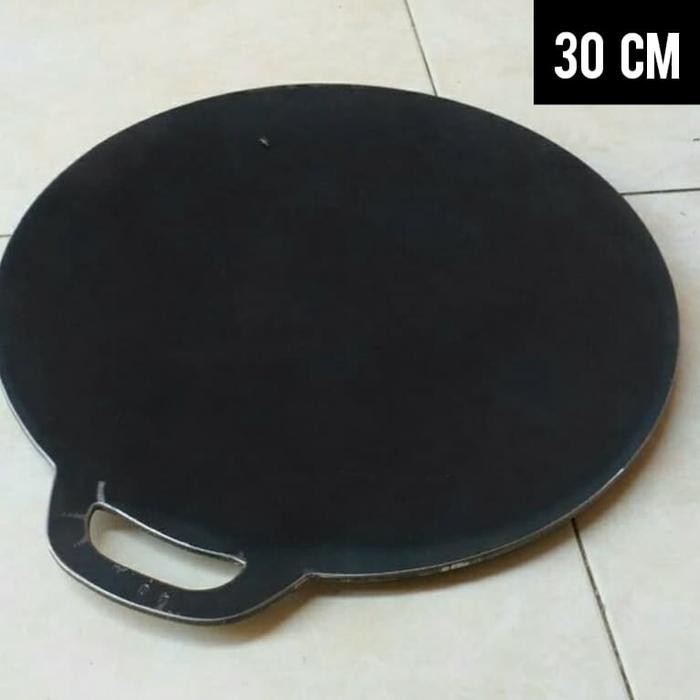 Pemanggang Wajan Datar 30 Cm Roti Bakar Martabak Tebal Panggang Bulat
