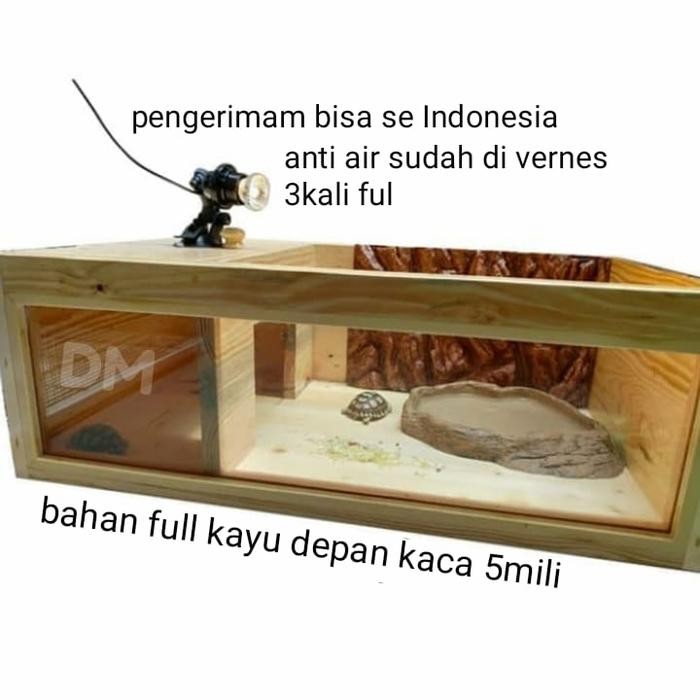 rumah kandang kura kura sulcata pandalis/kandang hewan