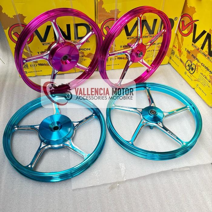 VND ORI Velg Racing AK 55 Ring 17 Vario 125/150 Beat Scoopy Genio Front 17-140 Rear 17-160