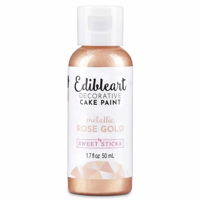 

50 Ml Rose Gold Edible Art Paint Sweet Sticks Cake Kue Pewarna