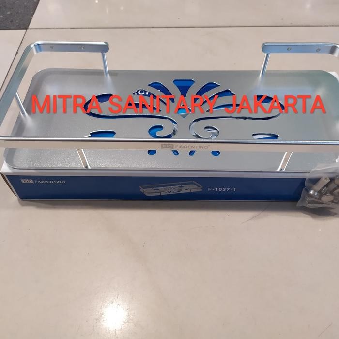 Rak sabun datar alumunium anti karat / rak sabun fiorentino