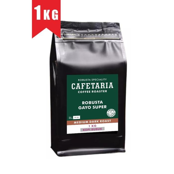 

CAFETARIA Kopi Robusta Aceh Gayo Super 1 Kg Fresh Roasted