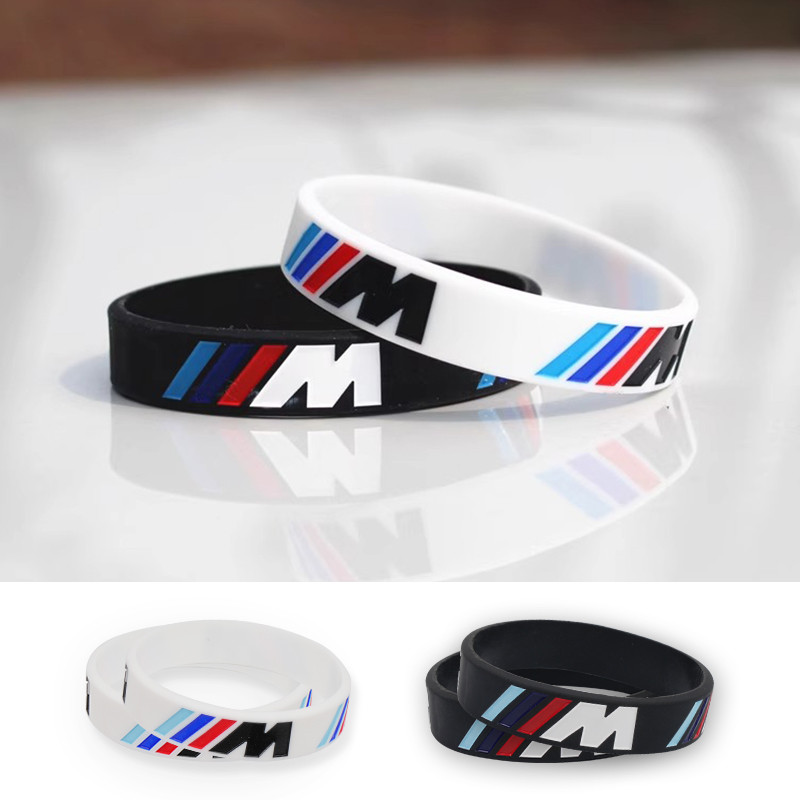 IMPORT BMW Logo Silicone Rubber Wristband Sports Choker Bracelet For BMW Performance X1 X3 X5 E39