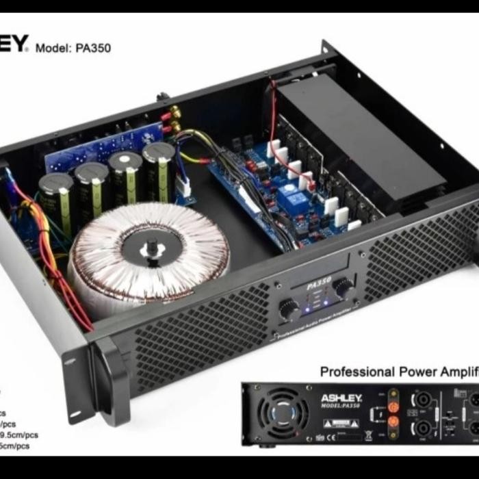 POWER AMPLIFIER ASHLEY PA 350 PA350 POWER AMPLI ASHLEY ORI BARU