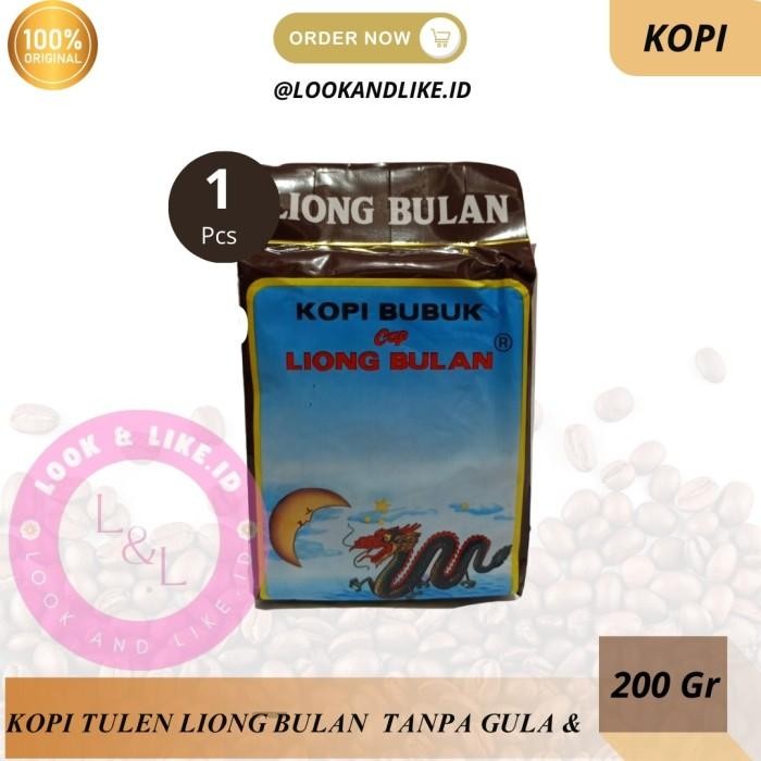 

Kopi LIONG BULAN Tanpa Gula Bubuk Robusta Coffee All Varian