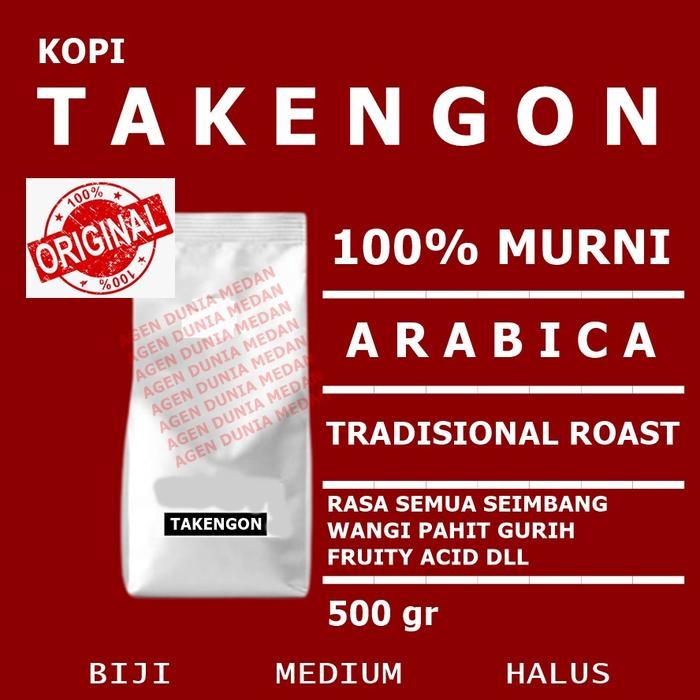 

KOPI TAKENGON ACEH 100% MURNI ARABICA TRADISIONAL ROAST 500 gr
