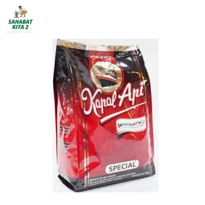 

Kopi Bubuk Kapal Api 350 gr Spesial