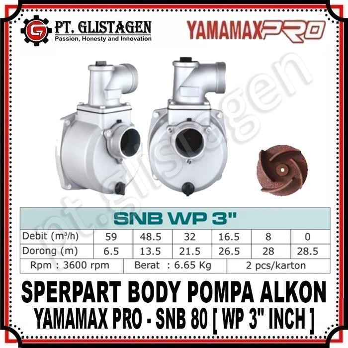 YAMAMAX PRO SNB WP 3" BODY POMPA AIR ALKON SNB WP 3" INCH WP 80XT