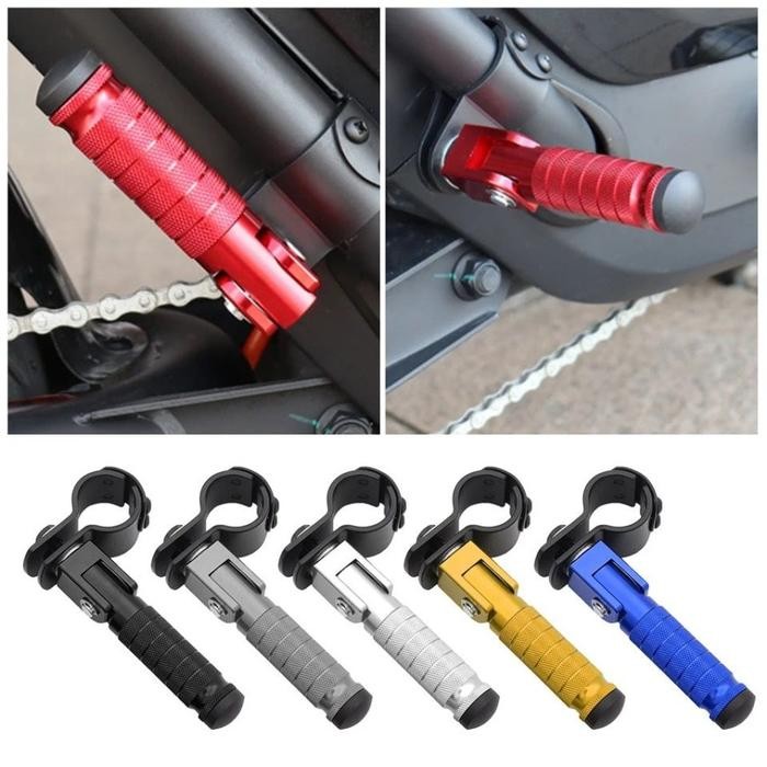 Folding Pedal Footstep Footrest Footpeg Motor Listrik Skuter Fiido