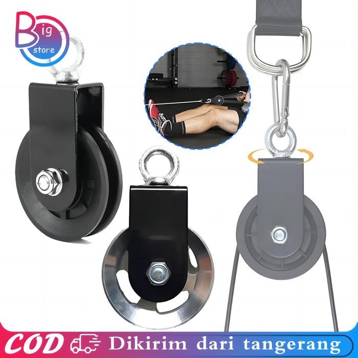

88mm Single Katrol Pulley Cable Home Gym Logam Roda Pulley Home Gym Roda Katrol Kabel Untuk Gym