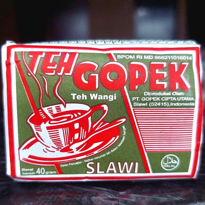 

teh gopek perslop isi 10pcs
