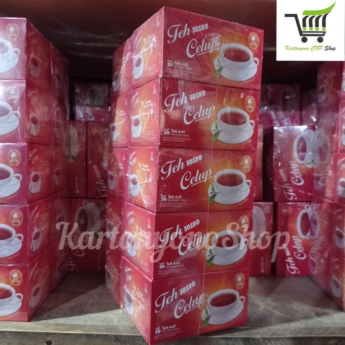 

Teh Sosro Celup Kotak Per Box isi 10pak
