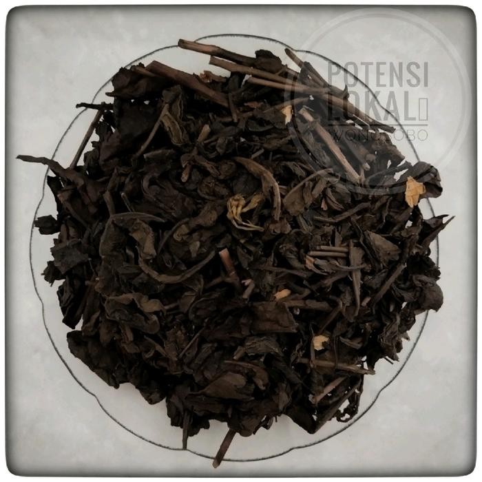 

TEH HITAM MELATI 1KG kualitas premium BLACK TEA JASMINE teh mixing teh sindoro